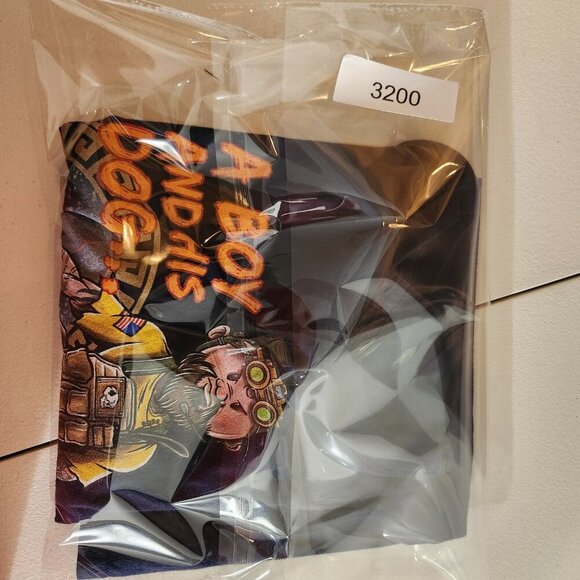 Rogue American Shirt Mens Large Navy Blue A Boy and His Dog Graphic Tee Cotton - Picture 9 of 9